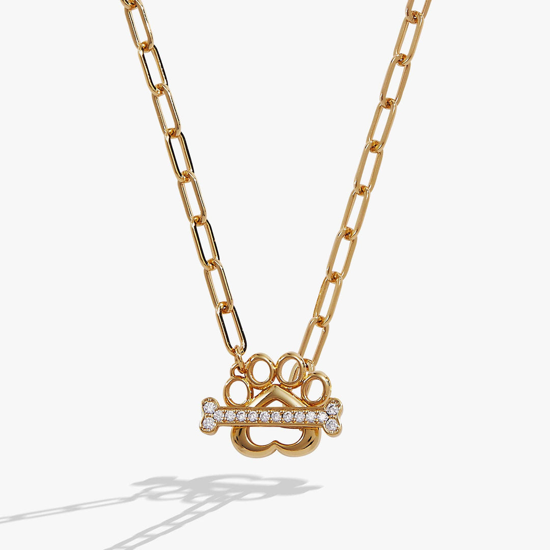 Pave Paw Toggle Necklace by Alex + Ani