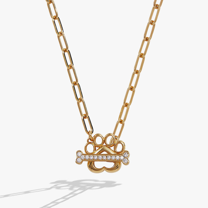 Pave Paw Toggle Necklace by Alex + Ani