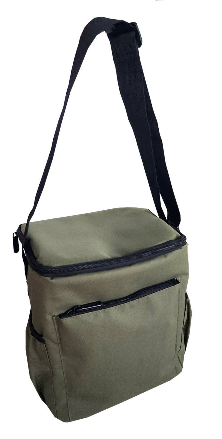 Olive Solid Lunch Bag