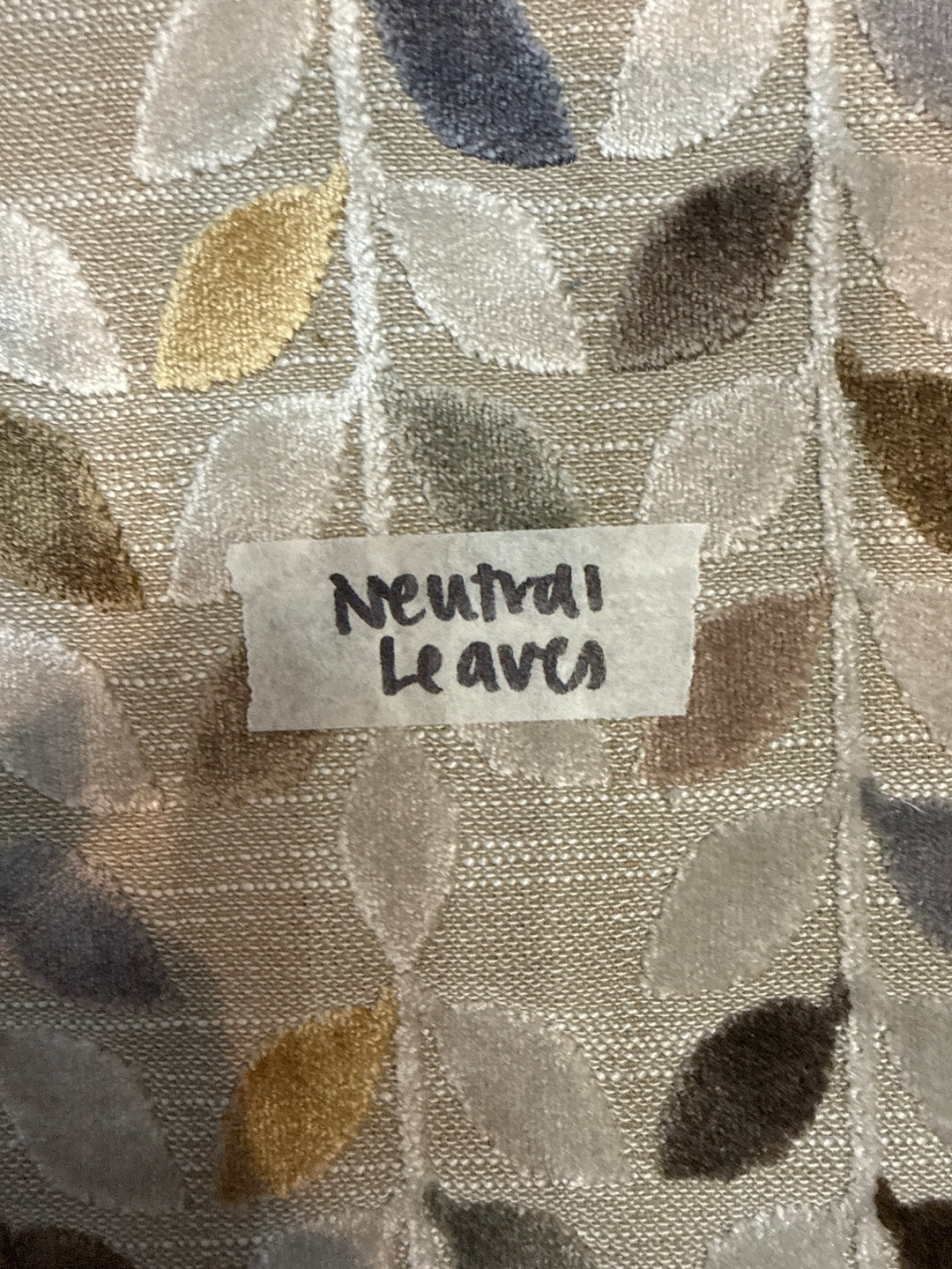 MJ TX PREPO SINGLE LADIES: Neutral Leaves Mini Top Zip by Makeup Junkie (Ships in 3-4 Weeks)