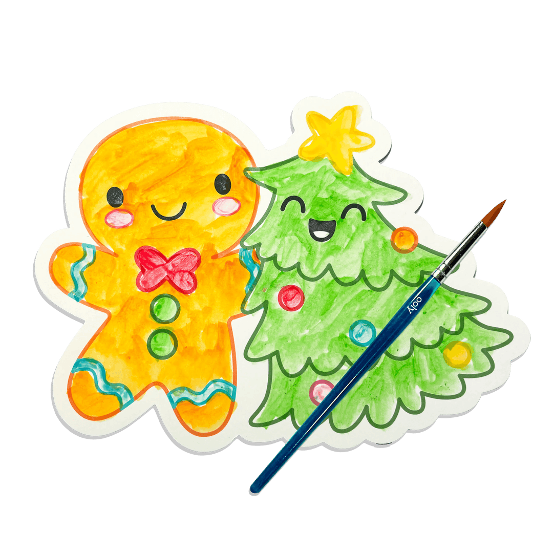Playful Painters Easy Watercolor Painting Kit - Merry & Bright