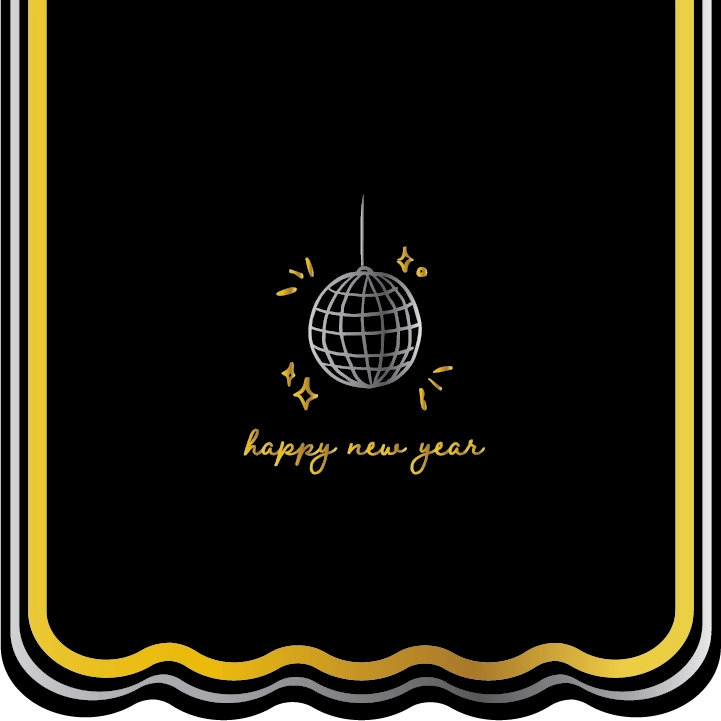 New Years Icon Cocktail Napkins