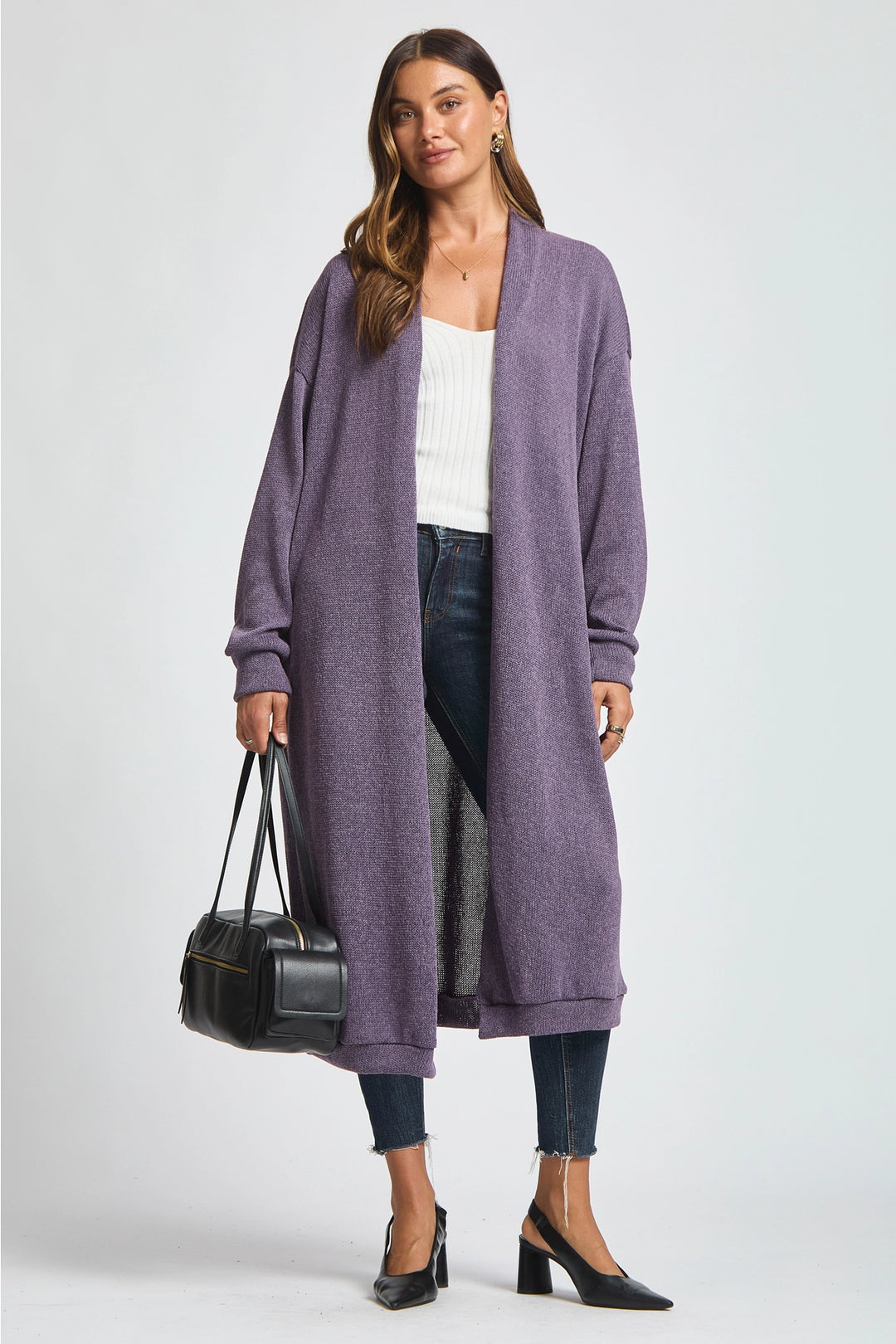 Hideaway Travel Cardigan by Dear Scarlett - Violet Dream