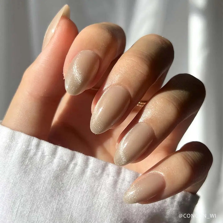 Press-On Glamnetic Nails - Honey Bun