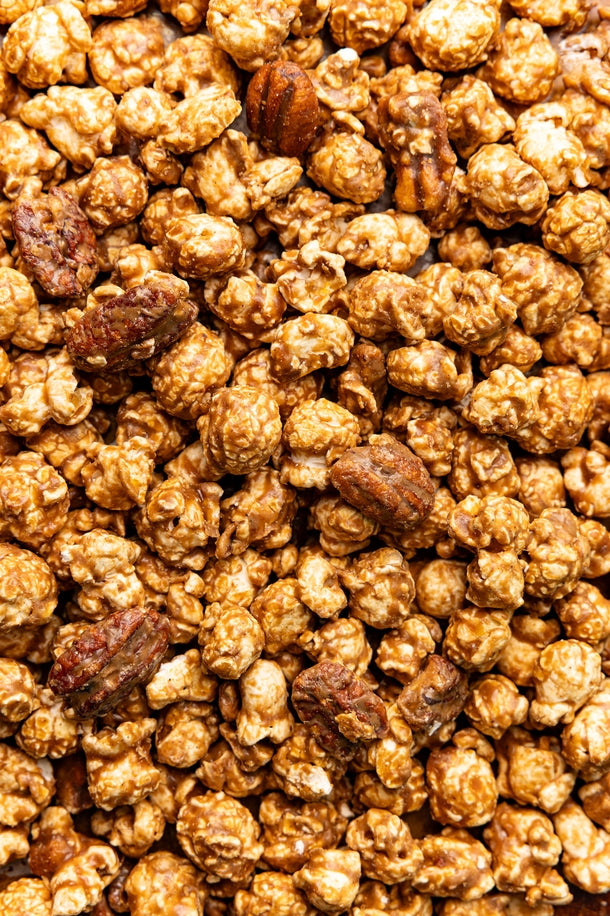 Cinnamon Bourbon Pecan Popcorn Market Bag by Poppy