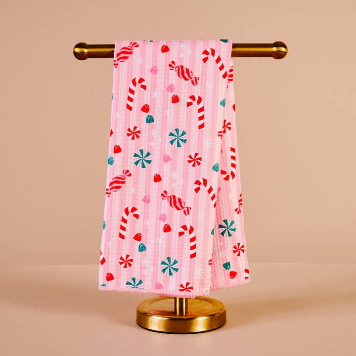 Holiday Waffle Tea Towel - Sugar Rush by The Darling Effect