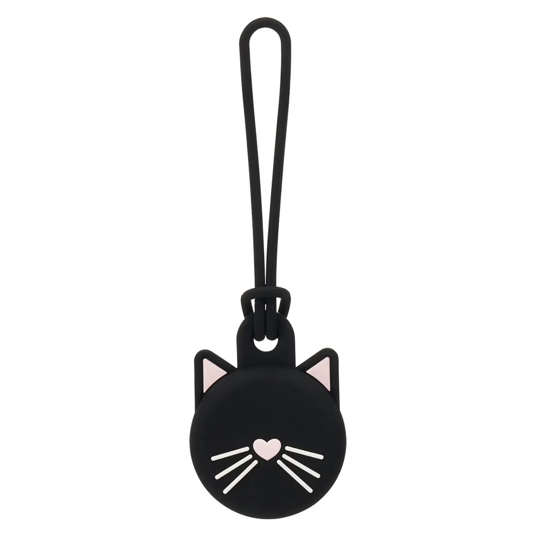 PREORDER: AirTag Keychain Case - Kate Spade Black Cat by Case-Mate (Ships in 2-3 Weeks)