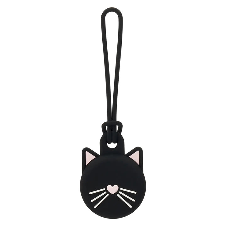 PREORDER: AirTag Keychain Case - Kate Spade Black Cat by Case-Mate (Ships in 2-3 Weeks)