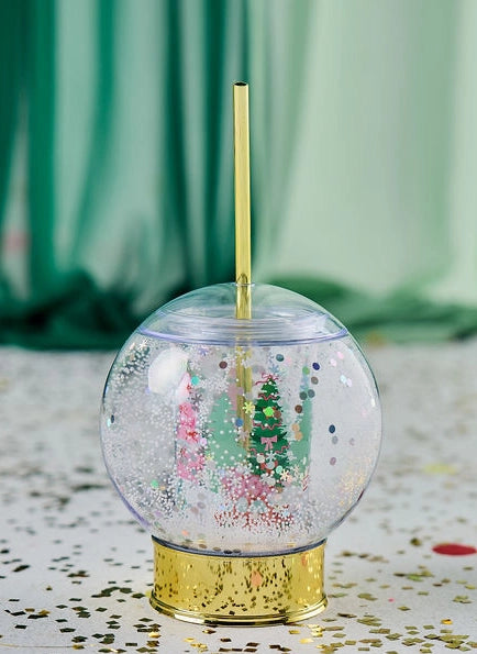 Let It Snow Globe Sipper Cup