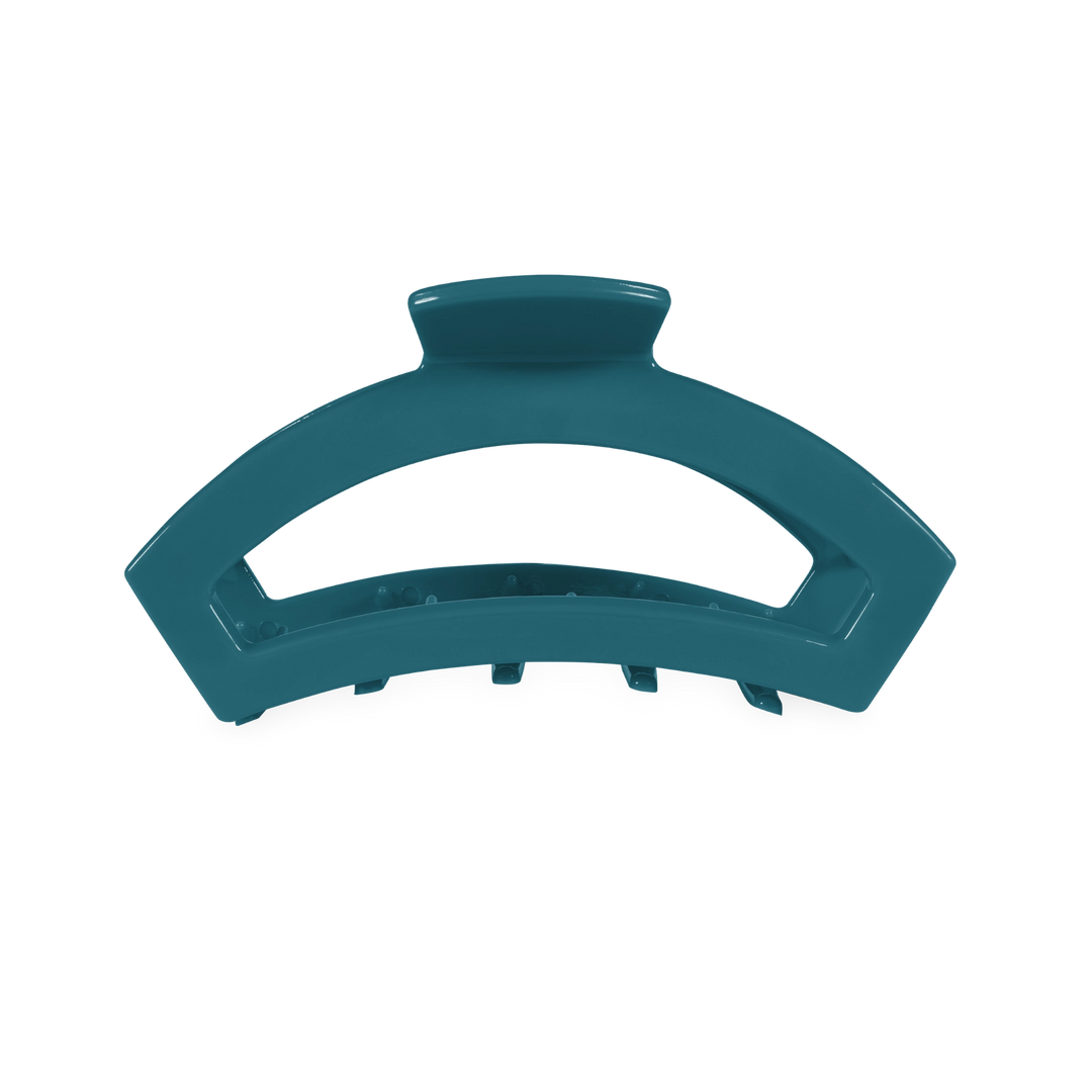 Medium Teleties Open Claw Clip - Teal With It