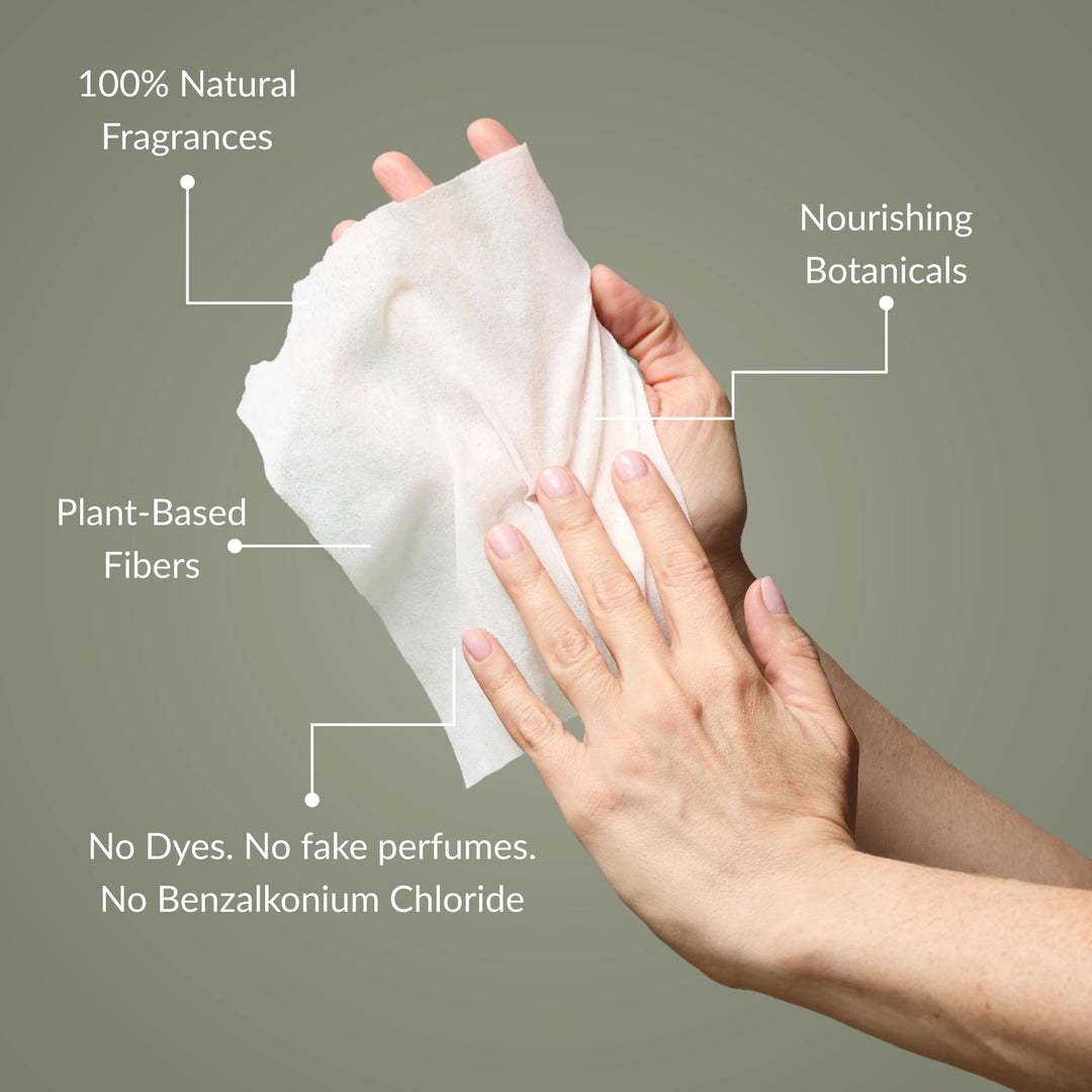 Sanitizing Travel Wipes - Eucalyptus by Noshinku
