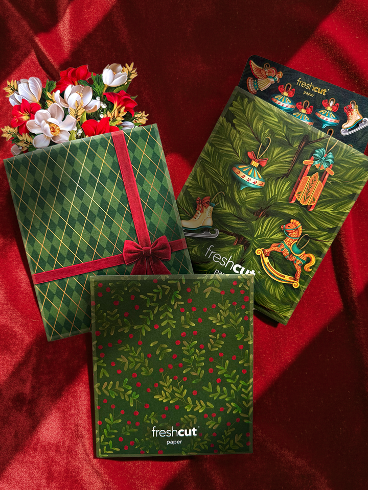 Season's Greetings Card Set of 3