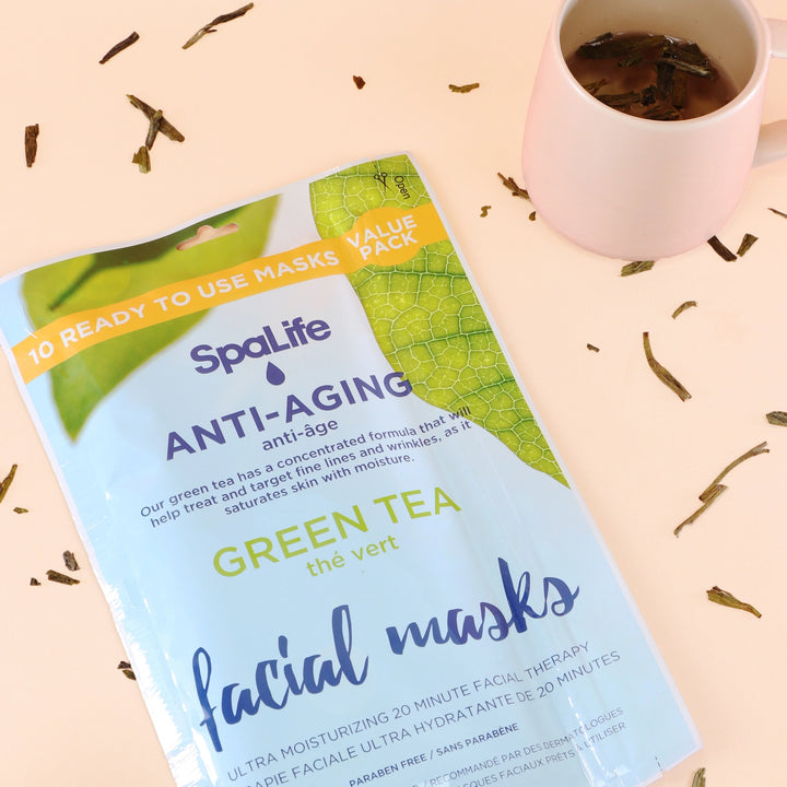 Anti-Aging Green Tea Facial Masks