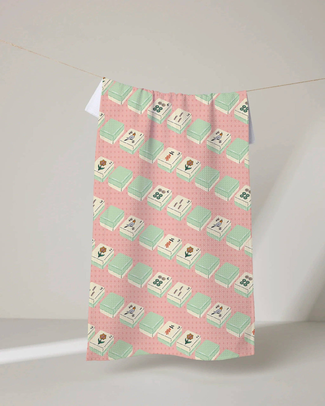 Tile Parade Tea Towel by Geometry