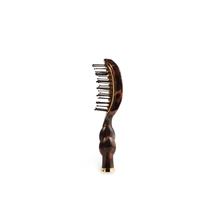 Mini Tortoise Vented Hair Brush by Teleties
