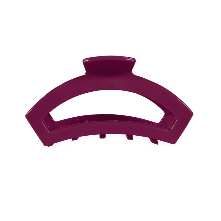 Medium Teleties Open Claw Clip - Mulberry