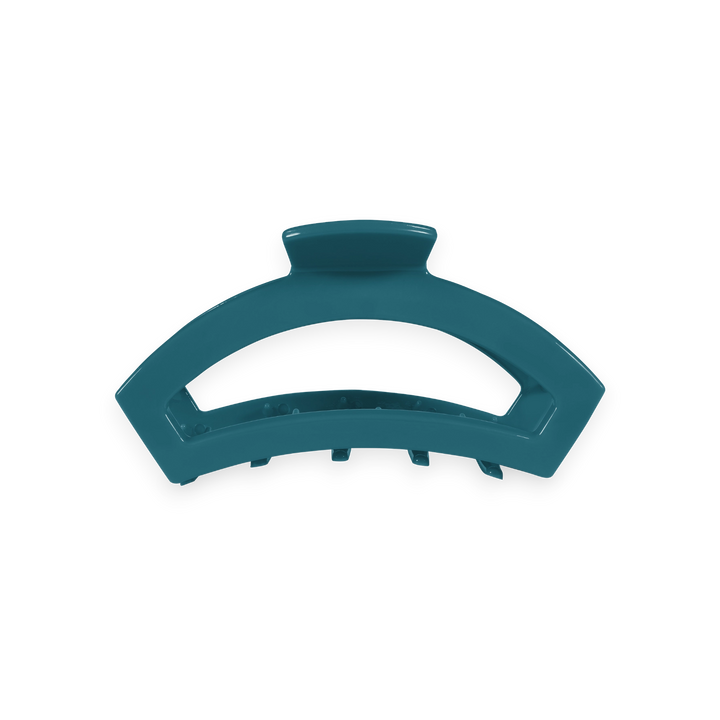 Small Teleties Open Claw Clip - Teal With It