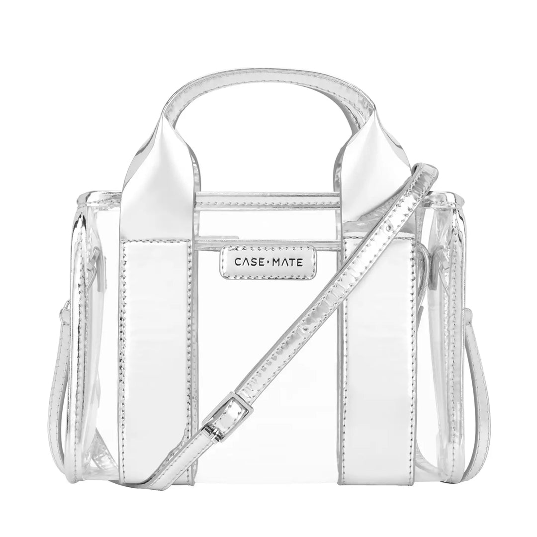 PREORDER: Clear Stadium Tote Bag - Silver Chrome by Case-Mate (Ships in 2-3 Weeks)