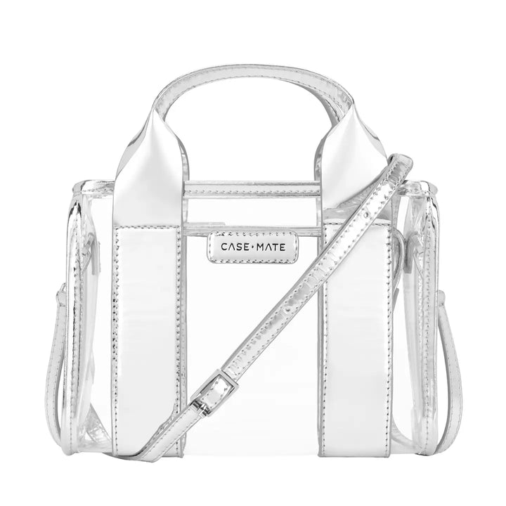 PREORDER: Clear Stadium Tote Bag - Silver Chrome by Case-Mate (Ships in 2-3 Weeks)