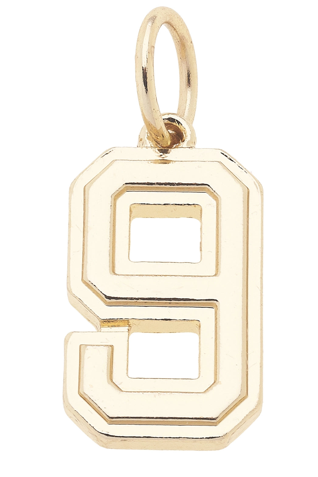 Number Charm in Shiny Gold By Canvas