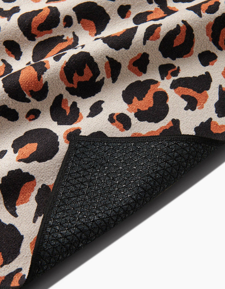 Leopard Yoga Towel by Geometry