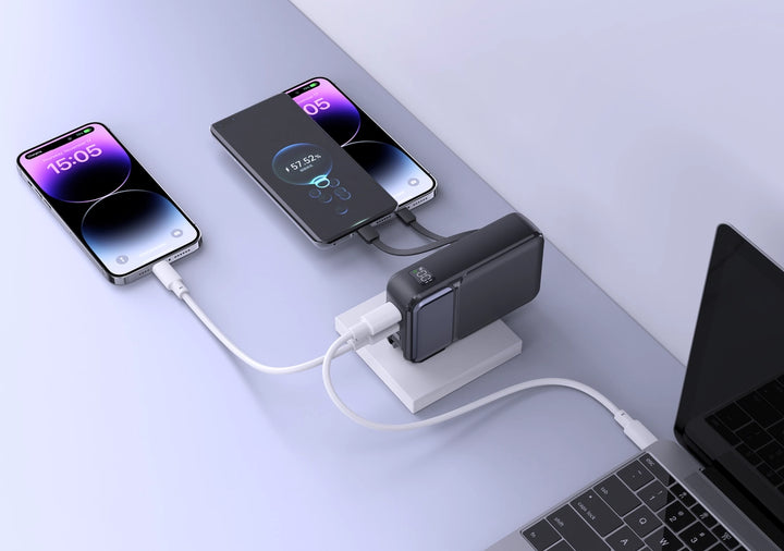 20,000 Mah Power Bank - Black by Tech Trendz