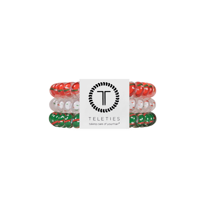 Teleties Hair Tie - Small Band Pack of 3 - Holiday Confetti (Ships in 1-2 Weeks)