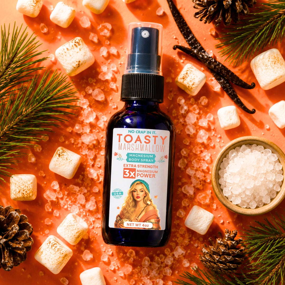 Magnesium Spray - Toasted Marshmallow by No Crap In It (PREORDER: Ships in 2-3 Weeks)