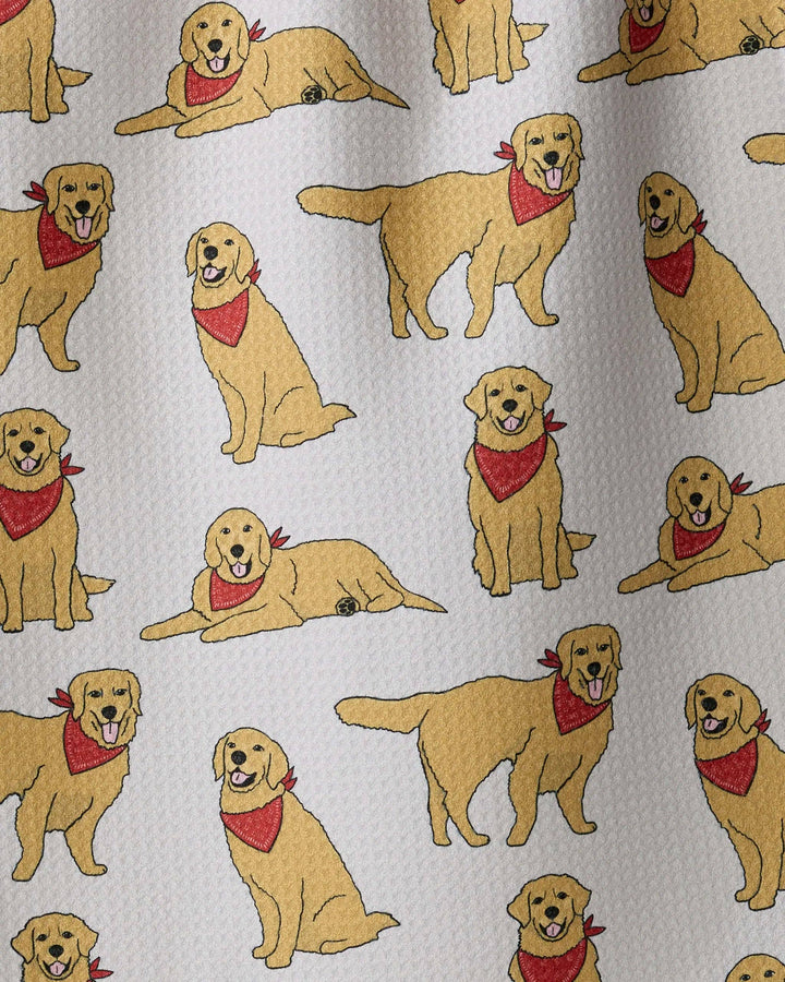 Golden Days Tea Towel - Vanilla by Geometry