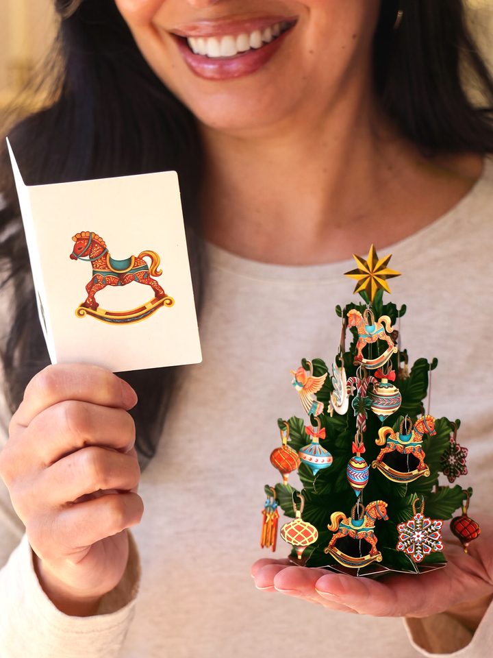 Mini Christmas Tree Pop-Up Greeting Card