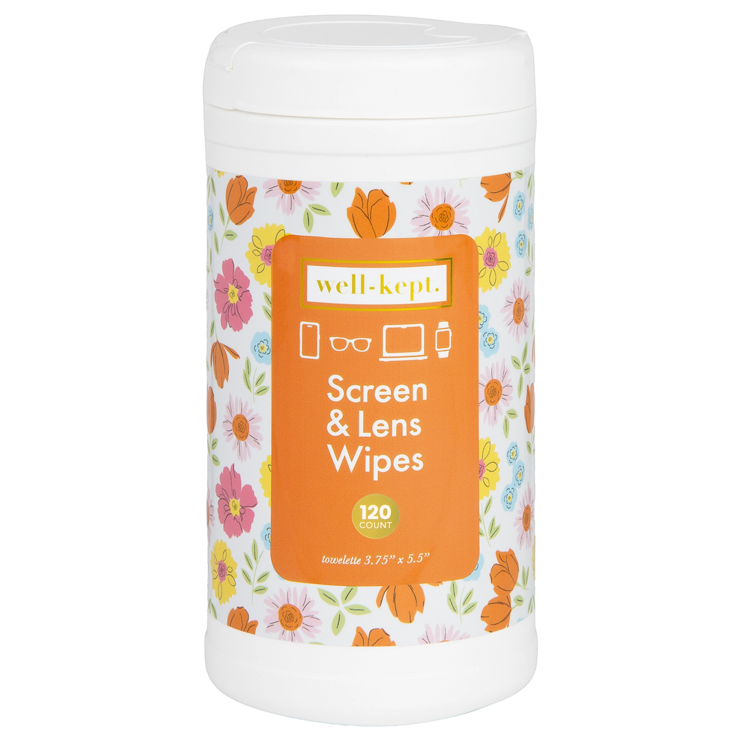 Screen & Lens Wipes Canister - Spring Break by Well-Kept (Preorder: Ships in 2-3 Weeks)