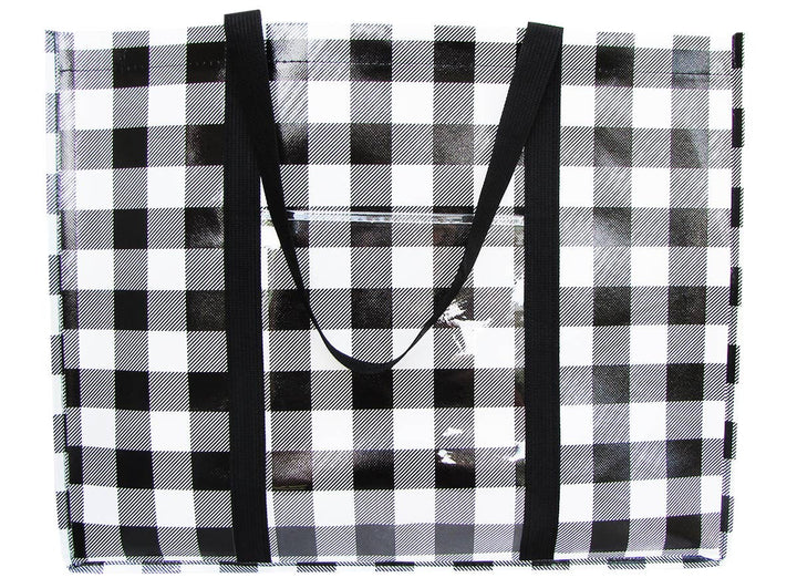 Buffalo Check Happy Shopper Tote