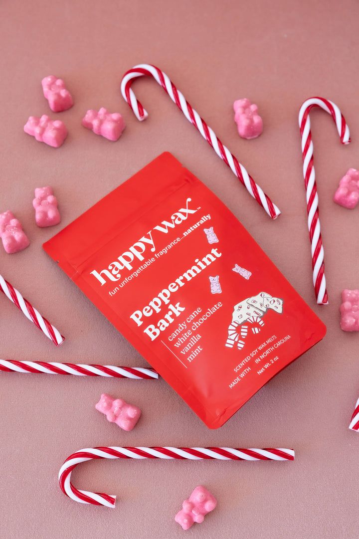 Happy Wax Soy Melts 2 Oz Bag - Peppermint Bark