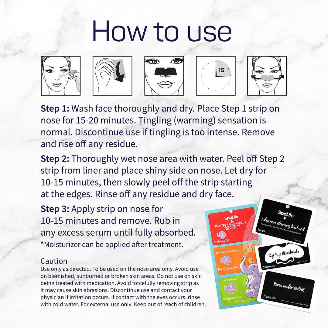 Bye Bye Blackheads 3-Step Nose Cleansing Treatment