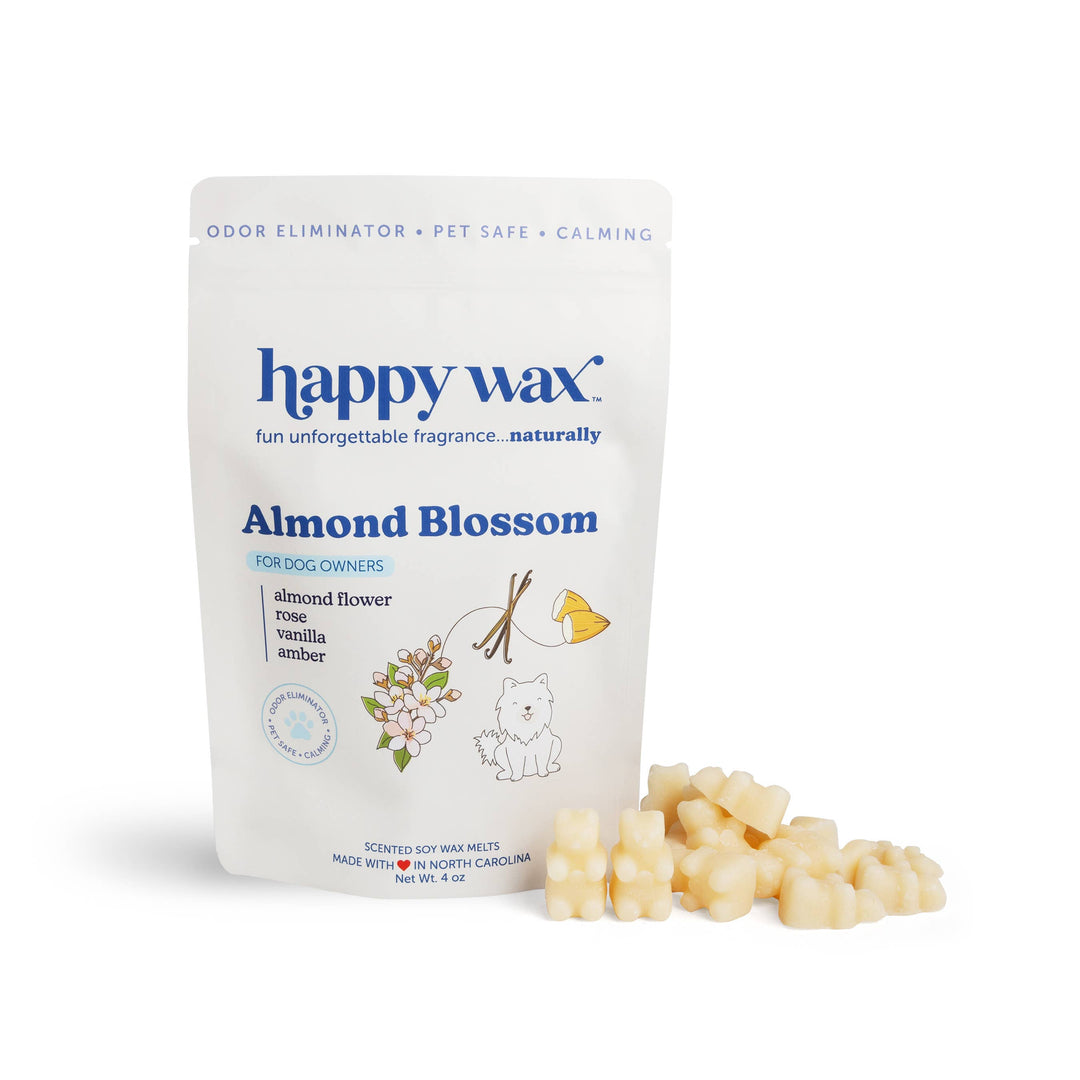 Happy Wax Soy Melts 2 Oz Bag - Almond Blossom Pet Odor Eliminator