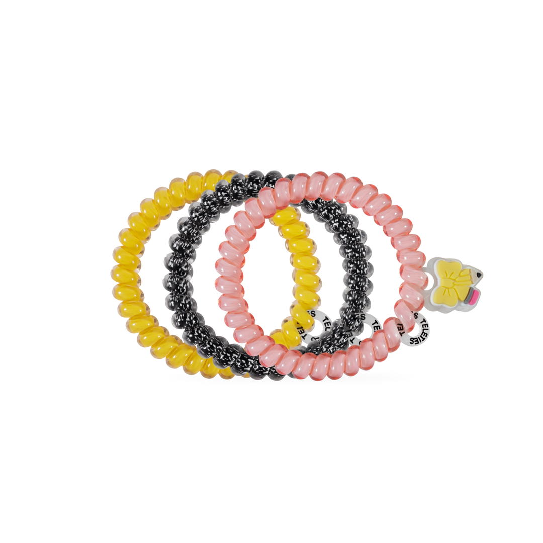 Teleties Hair Tie - Small Band Pack of 3 - Study Buddy (Ships Next Week)