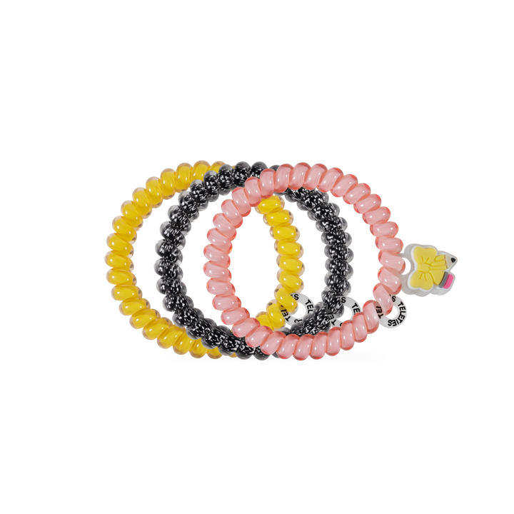 Teleties Hair Tie - Small Band Pack of 3 - Study Buddy (Ships Next Week)