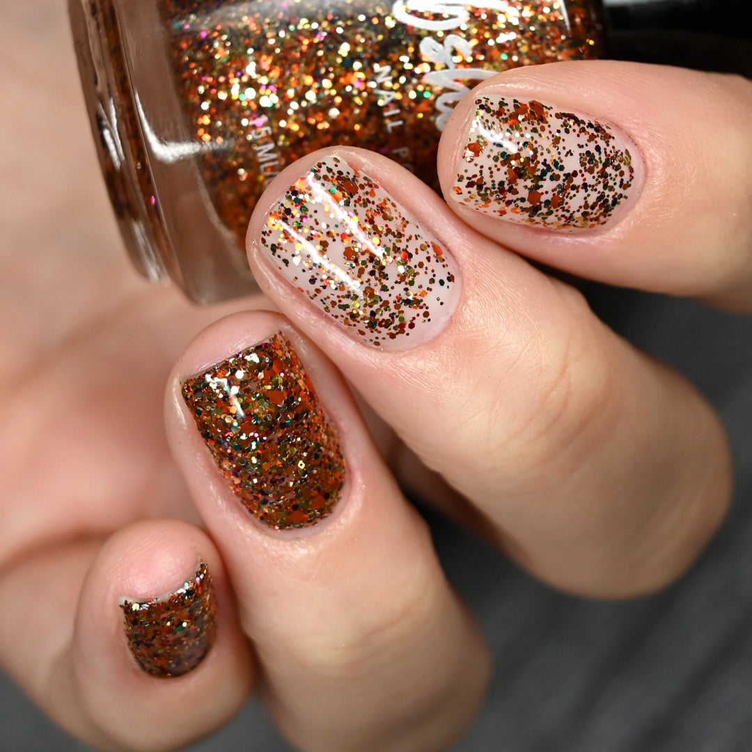 It’s Crunch Time Glitter Nail Polish