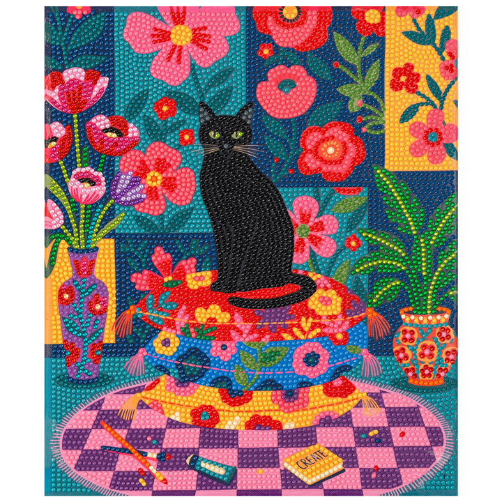 Diamond Art Painting Kit - Studio Cat