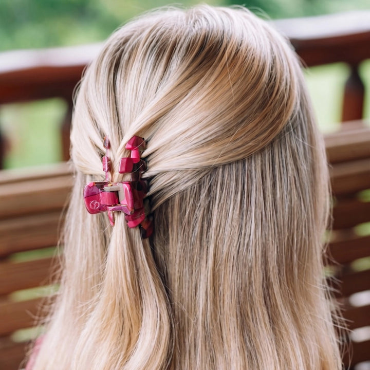 Small Teleties Claw Clip - Garden Glam