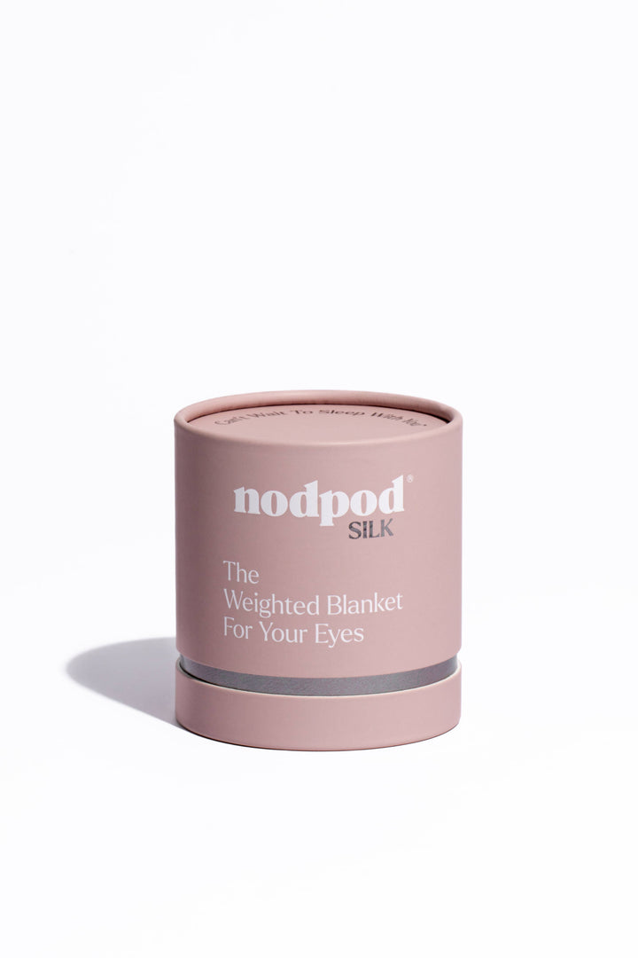 Silk Weighted Sleep Mask - Petal by nodpod