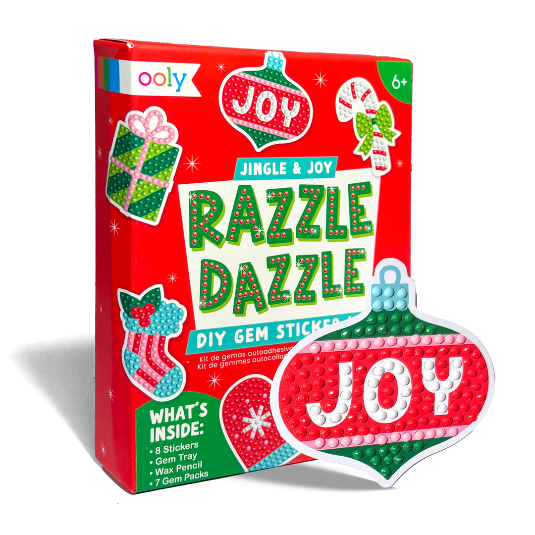 Mini Razzle Dazzle DIY Gem Sticker Kit - Jingle & Joy