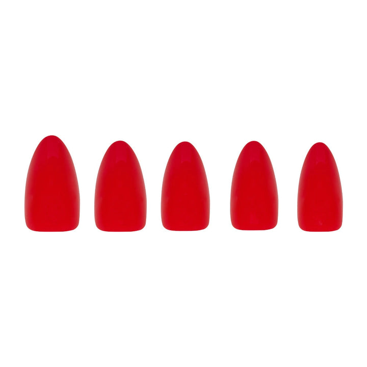 Press-On Glamnetic Nails - Fiery Red