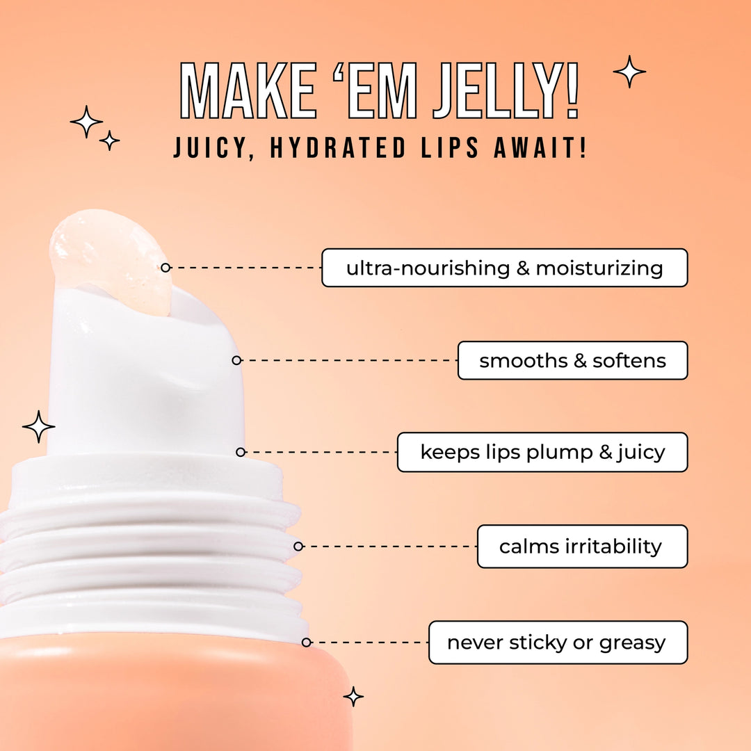 Clear Lip Jelly - Peach Beach
