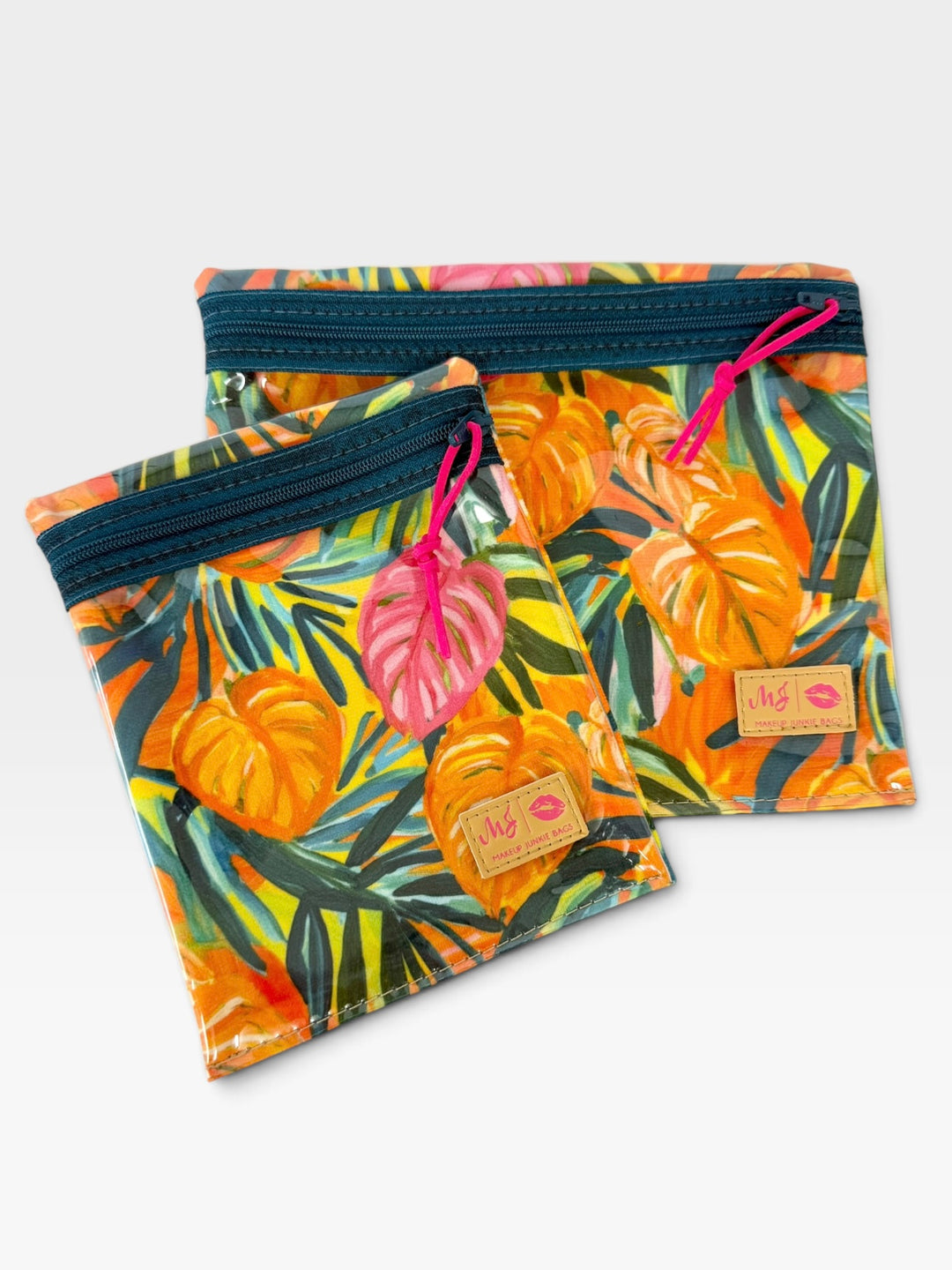 Island Time Multi Use Pouches by Makeup Junkie Bags (Ready to Ship)
