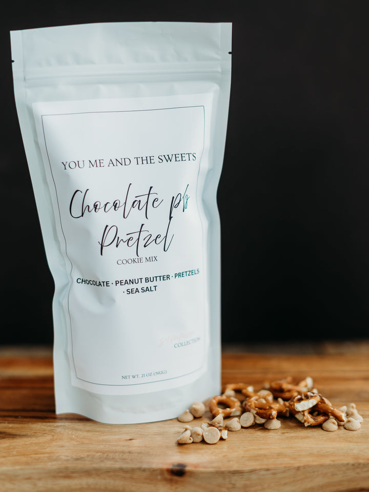 JULY PREORDER: Chocolate PB Pretzel Cookie Mix Summer '26 by You Me And The Sweets (Ships in 2-3 Weeks)