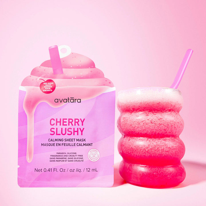 Slushy Kid's Face Mask - Cherry