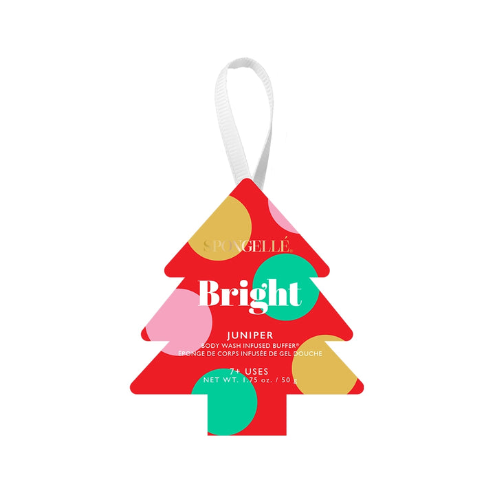 Christmas Tree Body Wash Buffer Ornament - Bright Juniper