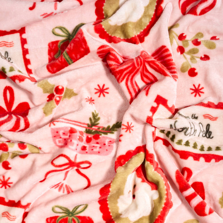 Snuggle Up Plush Blanket - Mistletoe Magic by The Darling Effect
