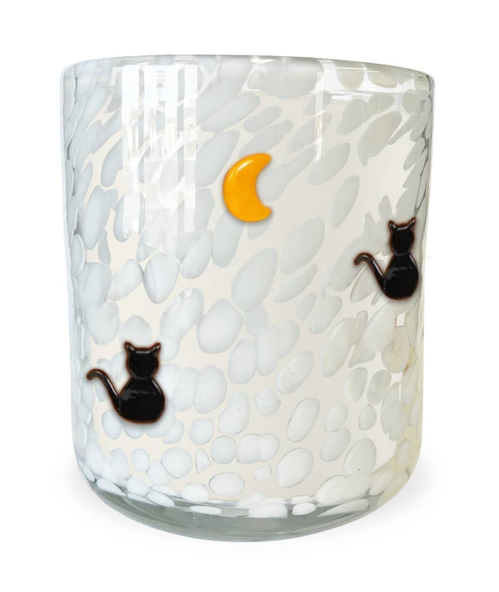 Black Cat & Moon Icon Candle